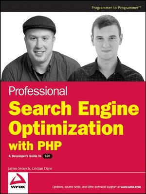 cover image of Professional Search Engine Optimization with PHP